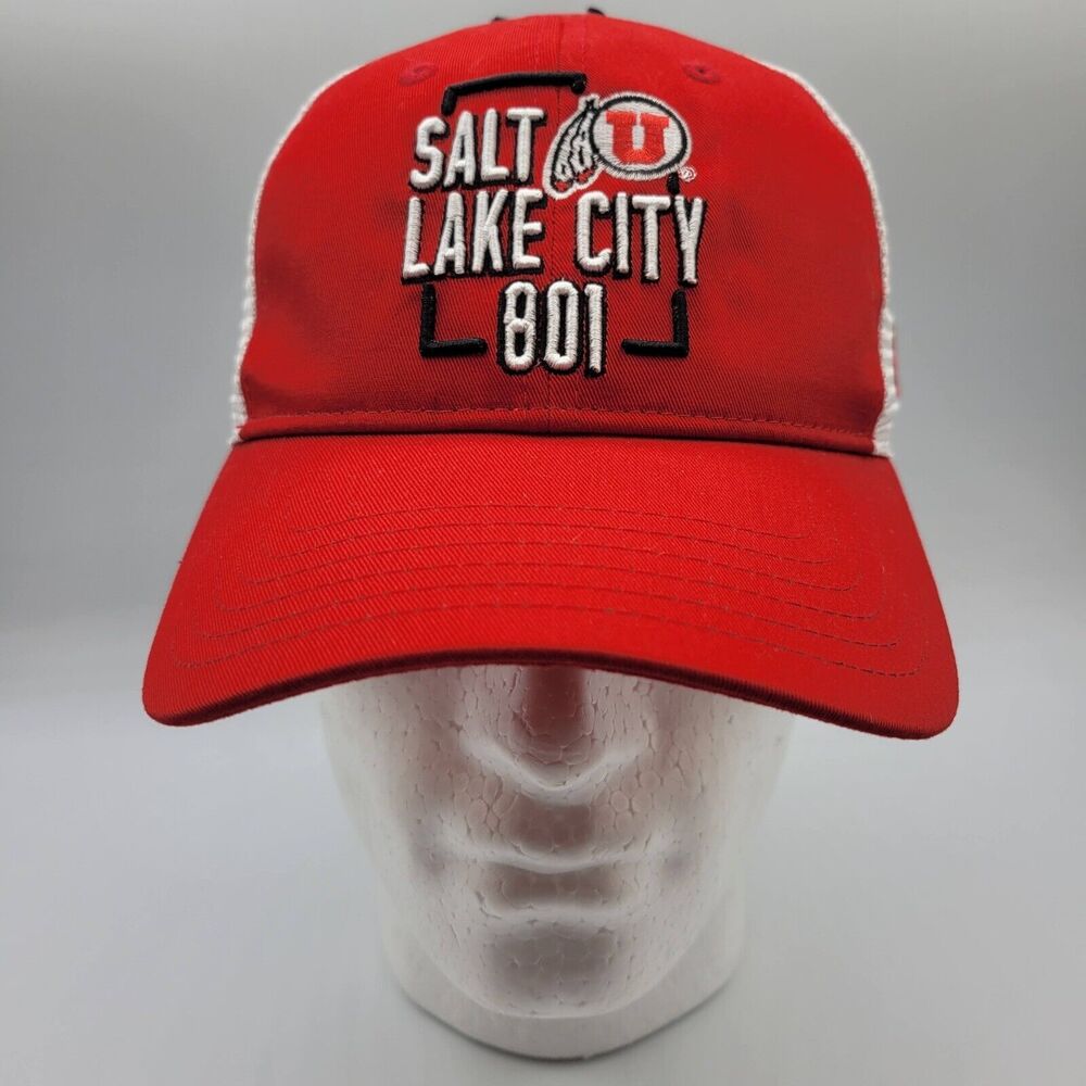Utah Utes Under Armour Mens Womens Hat Salt Lake City 801 Area Code Snapback